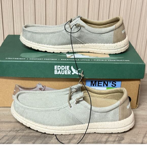 Eddie Bauer Canvas Lace-Up Loafer Size 7 Corbette - Picture 1 of 10